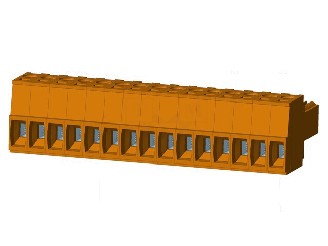 Connector: ontkoppelbare terminal strip; stekker; vrouwelijk Connector: ontkoppelbare terminal strip; stekker; vrouwelijk